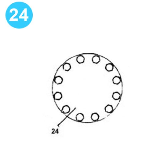 item#24 F-1600 Fluid-End Assembly Continental Emsco Style Blind Suction Flange F-1600 Fluid End Assembly image