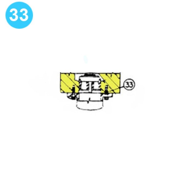 item#33 F-1600 Fluid-End Assembly Continental Emsco Style O-Ring image