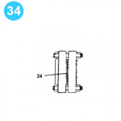 item#34 F-1600 Fluid-End Assembly Continental Emsco Style Ring Joint Gasket