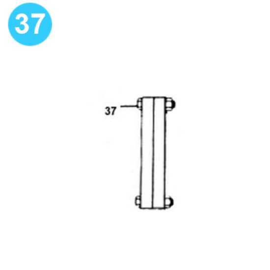 item#37 F-1600 Fluid-End Assembly Continental Emsco Style 1