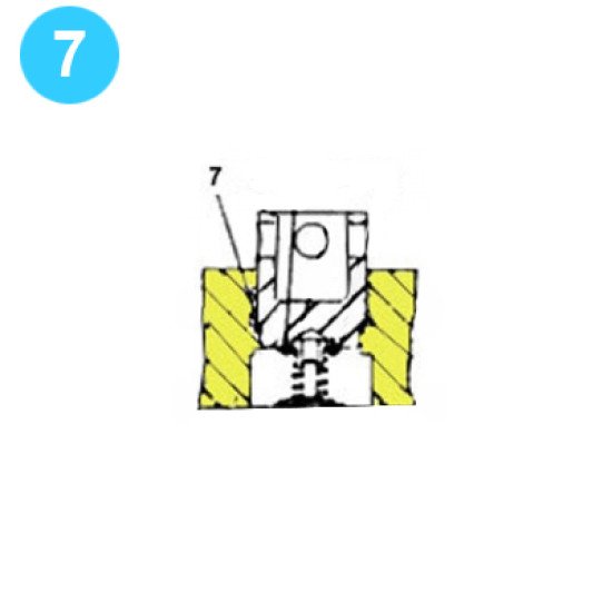 item#7 F-1600 Fluid-End Assembly Continental Emsco Style Cover Seal image