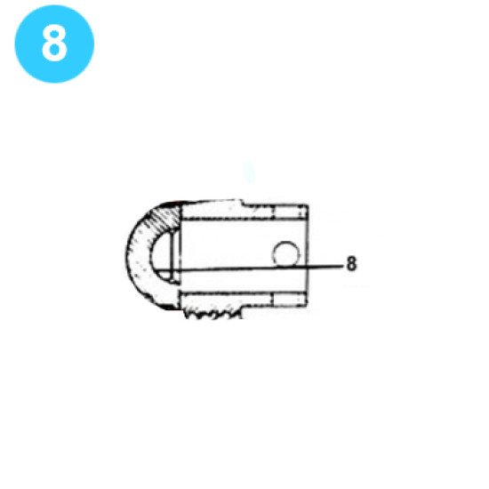 item#8 F-1600 Fluid-End Assembly Continental Emsco Style Cylinder Head Plug image