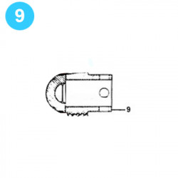 item#9 F-1600 Fluid-End Assembly Continental Emsco Style Cylinder Head item#9 F-1600 Fluid-End Assembly Continental Emsco Style Cylinder Head