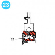 item#23 F-350 Crankshaft Assembly Continental Emsco Style Main Bearing