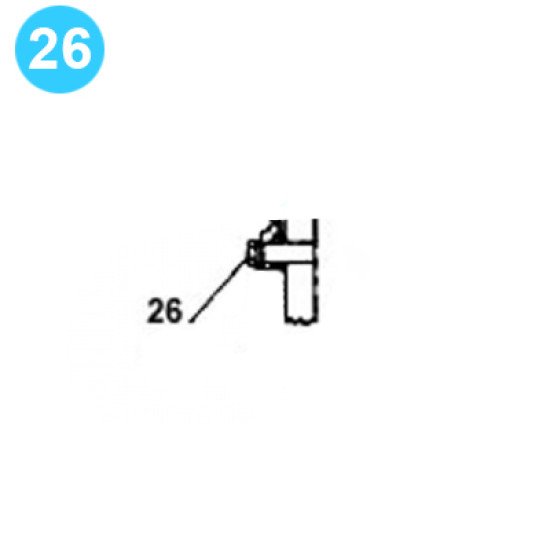 item#26 F-350 Crankshaft Assembly Continental Emsco Style Hex Head Capscrew image