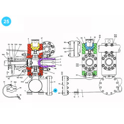 item#25 F-800 Fluid-End Assembly Continental Emsco Style Suction Flange