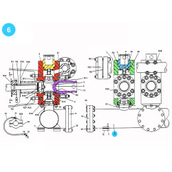 item#6 F-800 Fluid-End Assembly Continental Emsco Style Suction Manifold