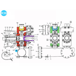 item#R39 F-800 Fluid-End Assembly Continental Emsco Style Valve Seat