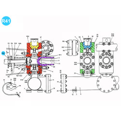item#R41 F-800 Fluid-End Assembly Continental Emsco Style Fluid Baffle Disc