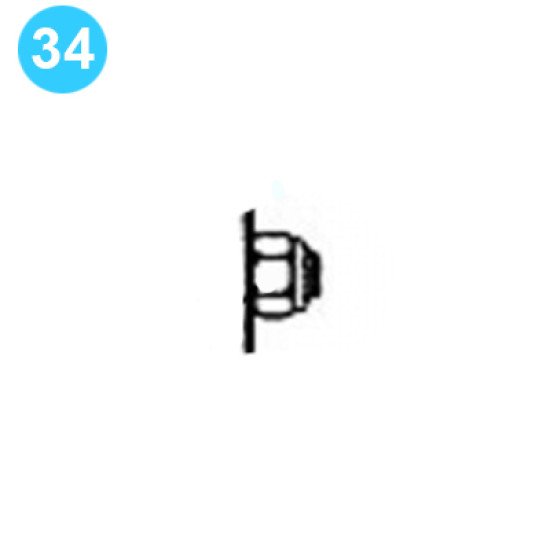 item#34 FA-1300 Type I Fluid-End Assemby Continental Emsco Style Heavy Lock Nut image