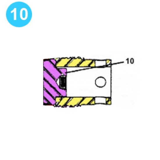 item#10 FB-1600 Fluid-End Assembly Continental Emsco Style Cylinder Head Plug FB-1600 Fluid End Assembly image