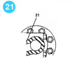 item#21 FB-1300 Fluid-End Assembly Continental Emsco Style O-Ring