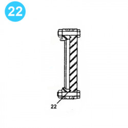 item#22 FB-1300 Fluid-End Assembly Continental Emsco Style O-Ring