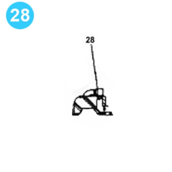 item#28 FB-1600 Fluid-End Assembly Continental Emsco Style 90-Adapter Elbow FB-1600 Fluid End Assembly image