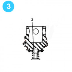 item#3 FB-1300 Fluid-End Assembly Continental Emsco Style Upper Valve Guide	 item#3 FB-1300 Fluid-End Assembly Continental Emsco Style Upper Valve Guide