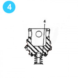 item#4 FB-1300 Fluid-End Assembly Continental Emsco Style Valve Guide Retainer	 item#4 FB-1300 Fluid-End Assembly Continental Emsco Style Valve Guide Retainer