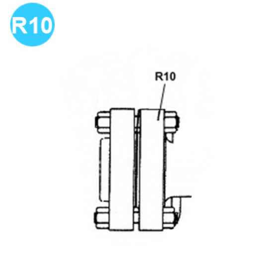 item#R10 FB-1600 Fluid-End Assembly Continental Emsco Style 5