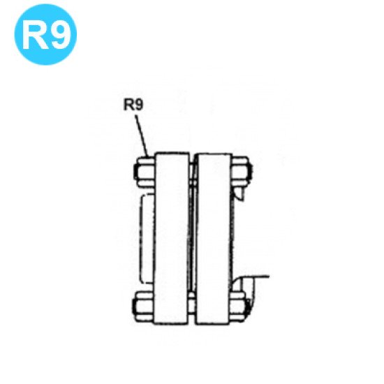 item#R9 FB-1600 Fluid-End Assembly Continental Emsco Style 1-1/2