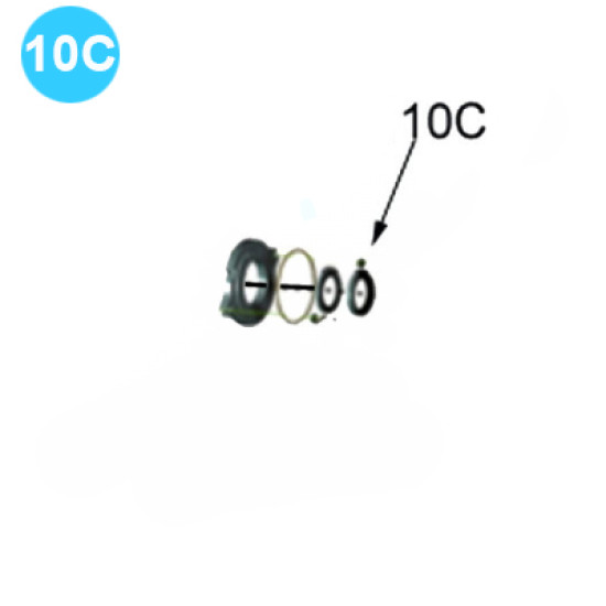 item#10C Mission Style- Magnum Oil Seal, I.B. Brg. Cover Mission Style- Magnum image