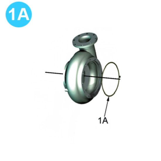 Showing image for item#1A Mission Style- Magnum Gasket, Casing Viton item#1A Mission Style- Magnum Gasket, Casing Viton image