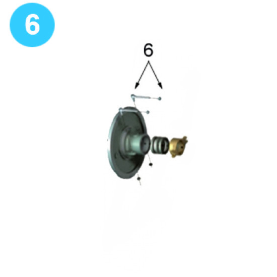 item#6 Mission Style- Magnum Bolt Assembly, Gland Mission Style- Magnum image