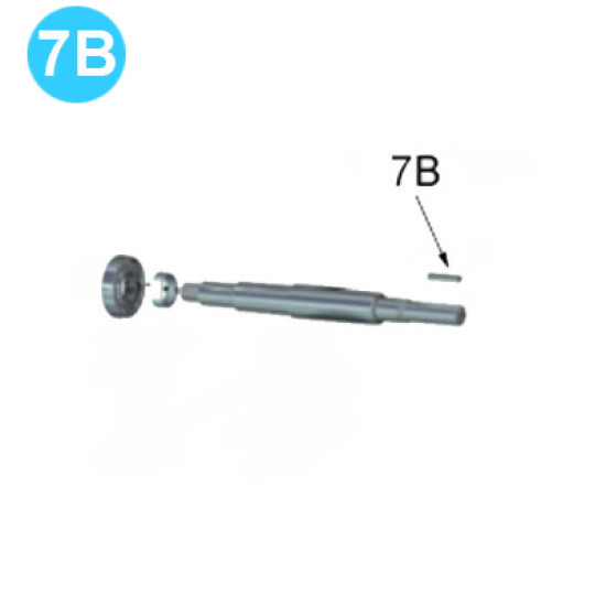 item#7B Mission Style- Magnum Key, Shaft image