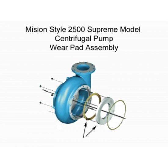 Showing image for item#1D.20 Wear Pad Assembly (2500) Hard Iron item#1D.20 Wear Pad Assembly (2500) Hard Iron 2500 Mission Style- Supreme image