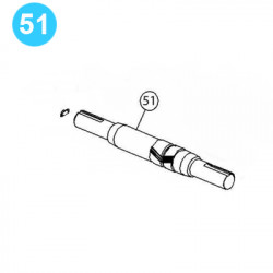 item#51 PZ-7 Gear Driving Parts, Eccentric Gardner Denver Style Jackshaft item#51 PZ-7 Gear Driving Parts, Eccentric Gardner Denver Style Jackshaft