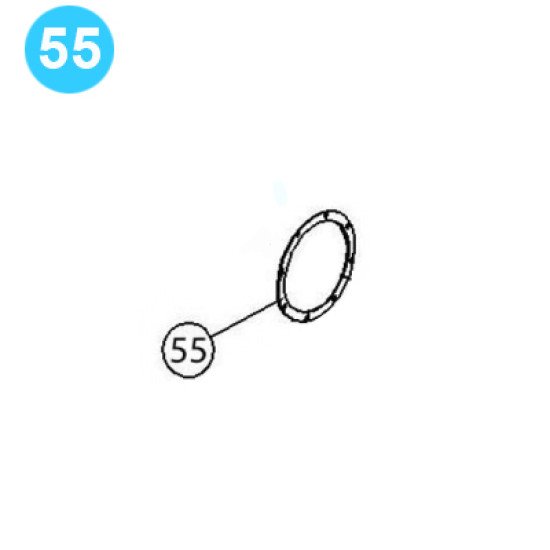Showing image for item#55 PZ-7 Gear Driving Parts, Eccentric Gardner Denver Style Gasket, Bearing Housing item#55 PZ-7 Gear Driving Parts, Eccentric Gardner Denver Style Gasket, Bearing Housing image