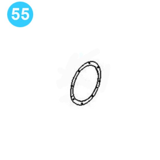 item#55 PZ-9 Gear Driving Parts, Eccentric Gardner Denver Style Gasket, Bearing Housing PZ-9 Gear Driving Parts, Eccentric image