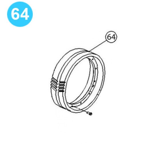 item#64 PZ-9 Gear Driving Parts, Eccentric Gardner Denver Style Gear-Driven PZ-9 Gear Driving Parts, Eccentric image