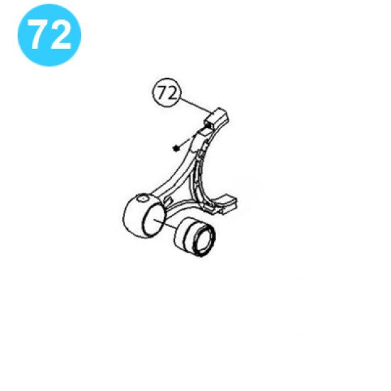 Showing image for item#72 PZ-9 Gear Driving Parts, Eccentric Gardner Denver Style Connecting Rod, Incl Ref #23 & 24 item#72 PZ-9 Gear Driving Parts, Eccentric Gardner Denver Style Connecting Rod, Incl Ref #23 & 24 PZ-9 Gear Driving Parts, Eccentric image