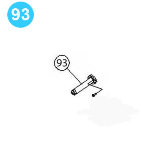 item#93 PZ-9 Gear Driving Parts, Eccentric Gardner Denver Style Rod, Extension PZ-9 Gear Driving Parts, Eccentric image