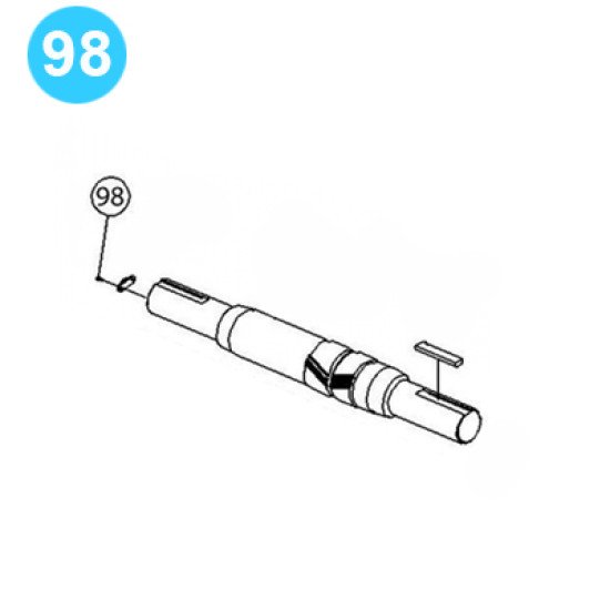 item#98 PZ-9 Gear Driving Parts, Eccentric Gardner Denver Style Screw PZ-9 Gear Driving Parts, Eccentric image