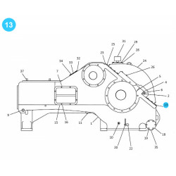 item#13 PXL Frame PAH Crosshead Gardner Denver Style Stud  item#13 PXL Frame PAH Crosshead Gardner Denver Style Stud