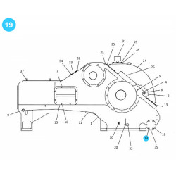 item#19 PXL Frame PAH Crosshead Gardner Denver Style Screw item#19 PXL Frame PAH Crosshead Gardner Denver Style Screw