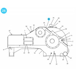 item#25 PXL Frame PAH Crosshead Gardner Denver Style Screw item#25 PXL Frame PAH Crosshead Gardner Denver Style Screw