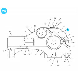 item#26 PXL Frame PAH Crosshead Gardner Denver Style Screw item#26 PXL Frame PAH Crosshead Gardner Denver Style Screw