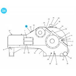 item#34 PXL Frame PAH Crosshead Gardner Denver Style Screw item#34 PXL Frame PAH Crosshead Gardner Denver Style Screw