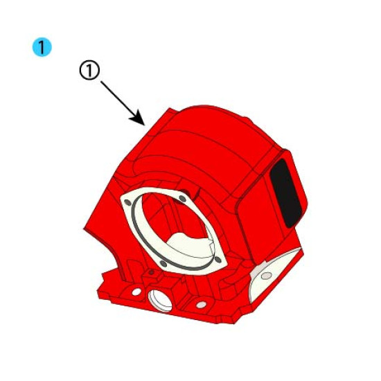 Showing image for 1-P-557X Standard Mounting Housing Assembly 1-P-557X Standard Mounting Housing Assembly image