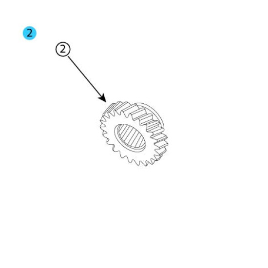 Showing image for 2-P-726 Output Ratio Gear (F) 2-P-726 Output Ratio Gear (F) 06 Bolt Power Take Off image