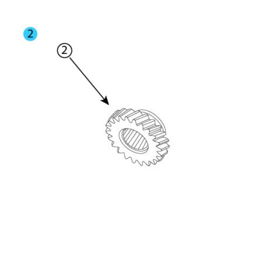 Showing image for 2-P-561 Output Ratio Gear (W) 2-P-561 Output Ratio Gear (W) 08 Bolt Power Take Off image