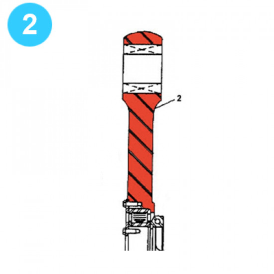 item#2 F-1300 Crankshaft Assembly Continental Emsco Style Eccentric Strap F-1300 Crankshaft Assembly image