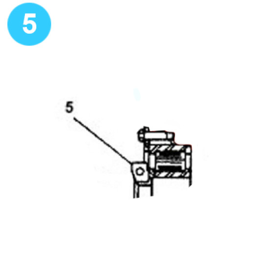 item#5 F-1000 Crankshaft Assembly Continental Emsco Style Center Brg image