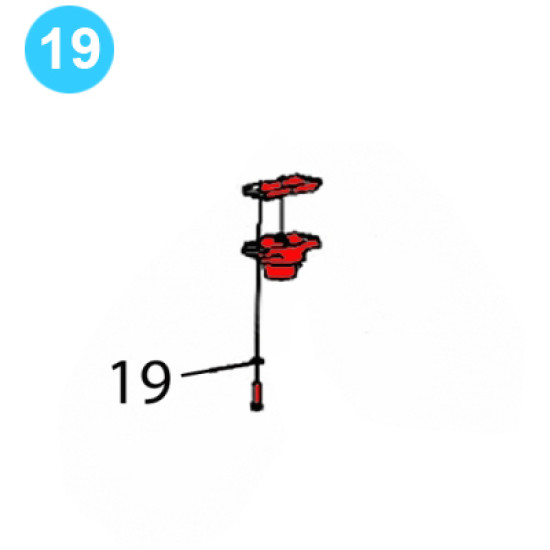 item#19 PZ-11HP Fluid Cylinder & Manifolds - 5000psi, Gardner Denver Style Lockwasher image