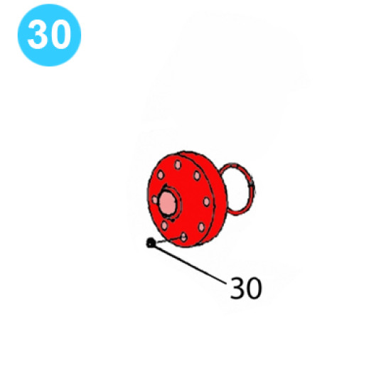 item#30 PZ-11HP Fluid Cylinder & Manifolds - 5000psi, Gardner Denver Style Nut, Discharge Manifold image
