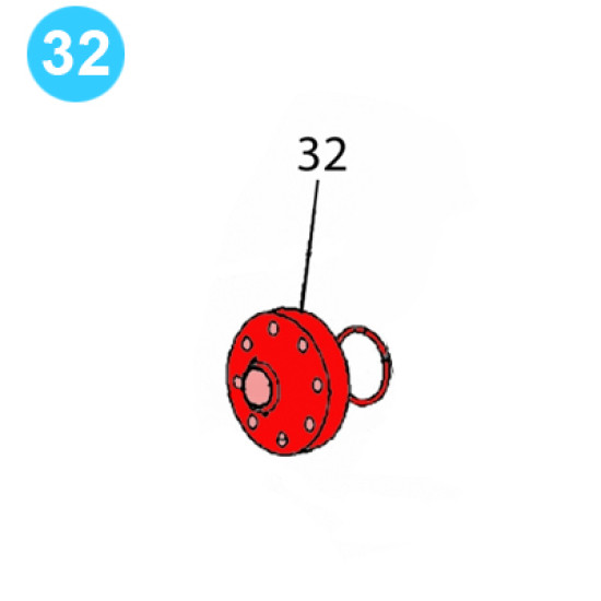 item#32 PZ-11HP Fluid Cylinder & Manifolds - 5000psi, Gardner Denver Style Flange, Dischage PZ-11 HP Fluid Cylinder & Manifolds 5,000psi image