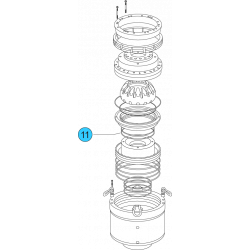 item#11 11 in - 10000 psi Wedge Cover Model Spherical Shaffer Style BOP Seal Adapter I.D. (Lower)