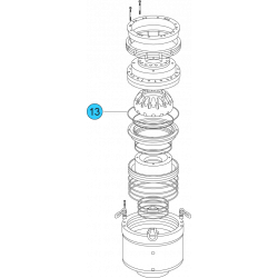 item#13 13 5/8 - 10000 psi Wedge Cover Model Spherical Shaffer Style BOP Seal Adapter O.D.
