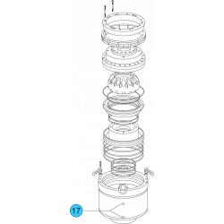 item#17 13 5/8 - 10000 psi Wedge Cover Model Spherical Shaffer Style BOP Pipe Plug 2" NPT